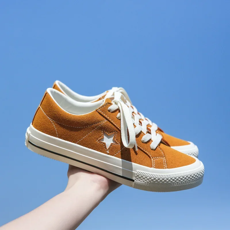 Vasibaen Spring 2022 Couple Style Canva Shoes Women's Korean Version Five-Star Versatile Casual Board Shoes Women's