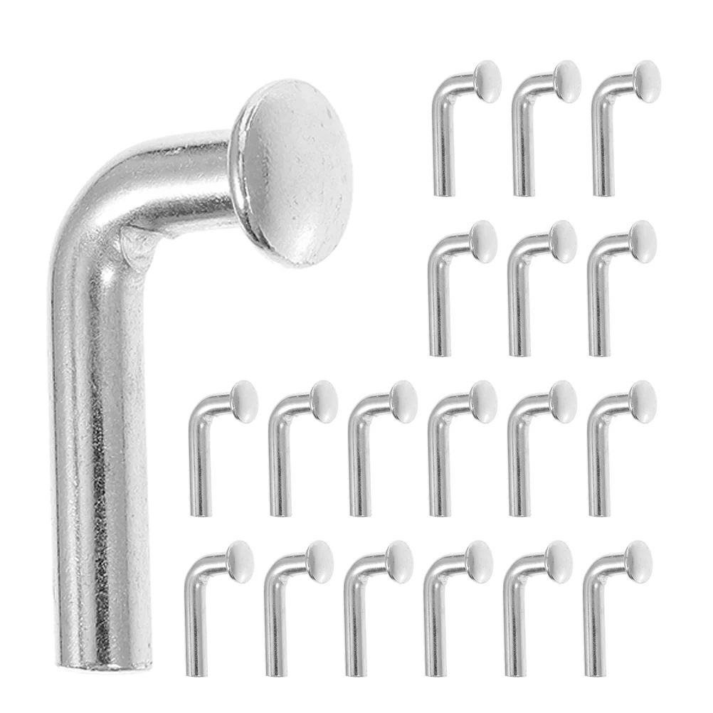 

50 Pcs Shelves Accessories J Bolt Pallet Dumbbell Air Blower Hanger Racking Drop Pin Hooks