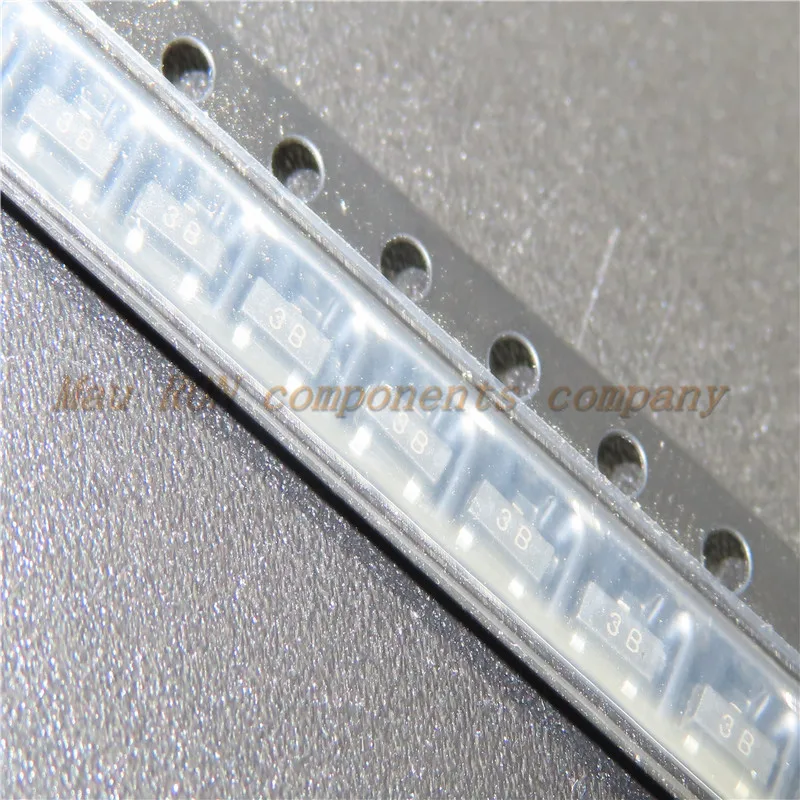 100PCS/LOT  BC856B BC856 SOT23 SOT SMD SOT-23 SOT23-3  3B transistor New original  In Stock