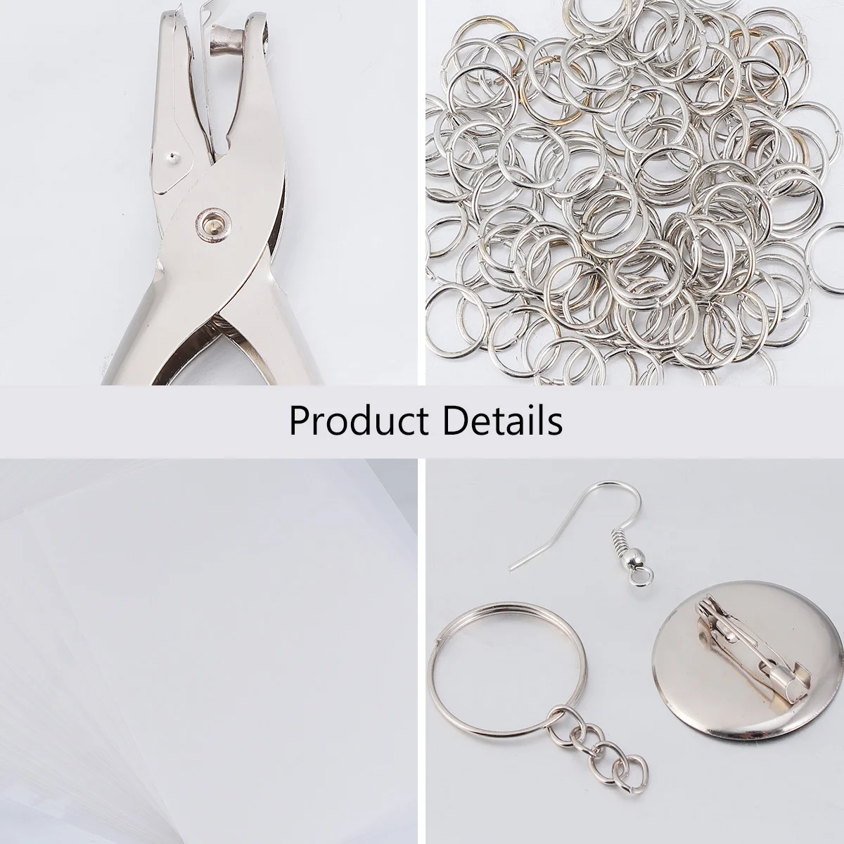 1Set Heat Shrink Sheet Material Premium DIY Hand-Painted Shrinky Sheets for Keychains Jewelry Making Craft Art Project