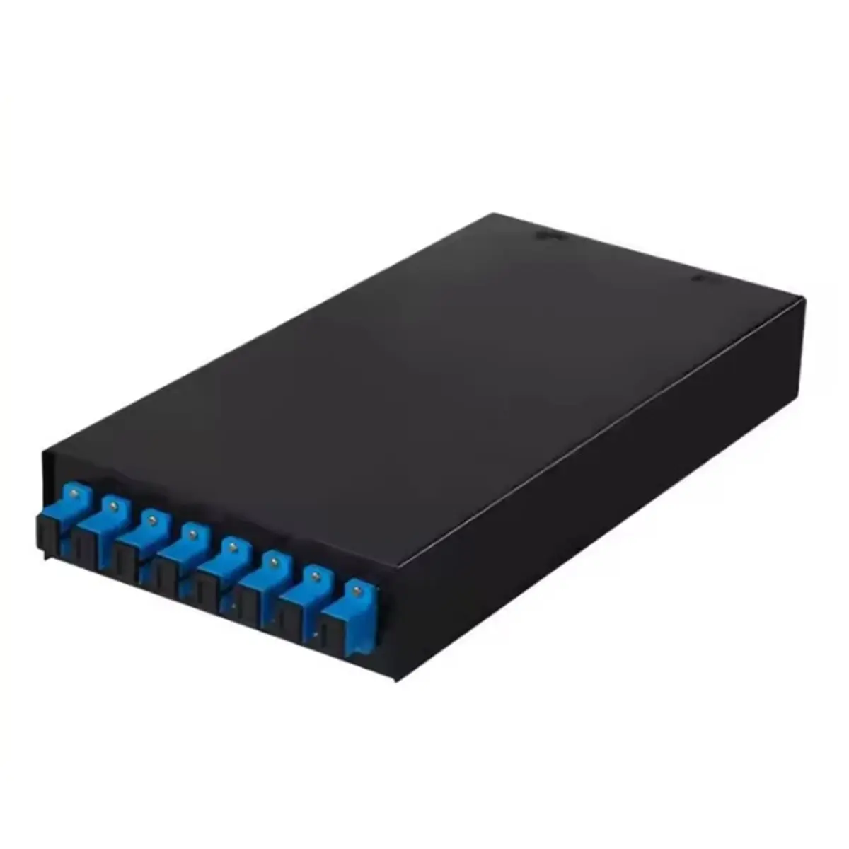 8 Port Optical Fiber Distribution Frame Pigtail Junction Box with SC Adapter Panel for Wall Mounted Fiber Termination