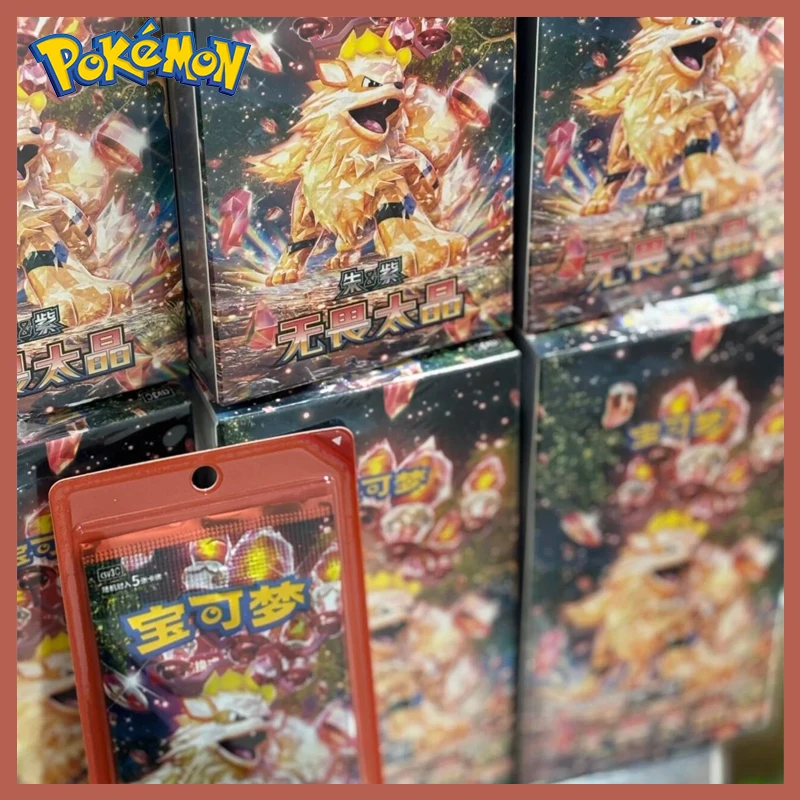 

Scarlet And Violet Trading Ptcg 100% Pokemon Original 11.0 Cards Fearless Taijing Thin Fat Collectible Chinese Card Gift Toy