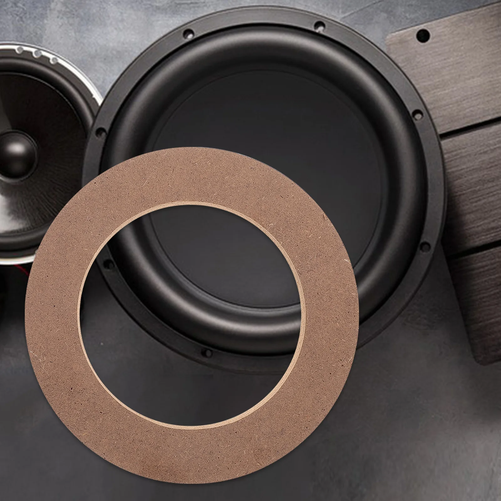 

Waterproof Cover Car Horn Gasket Speaker Wooden Automotive Adapter Spacer Rings