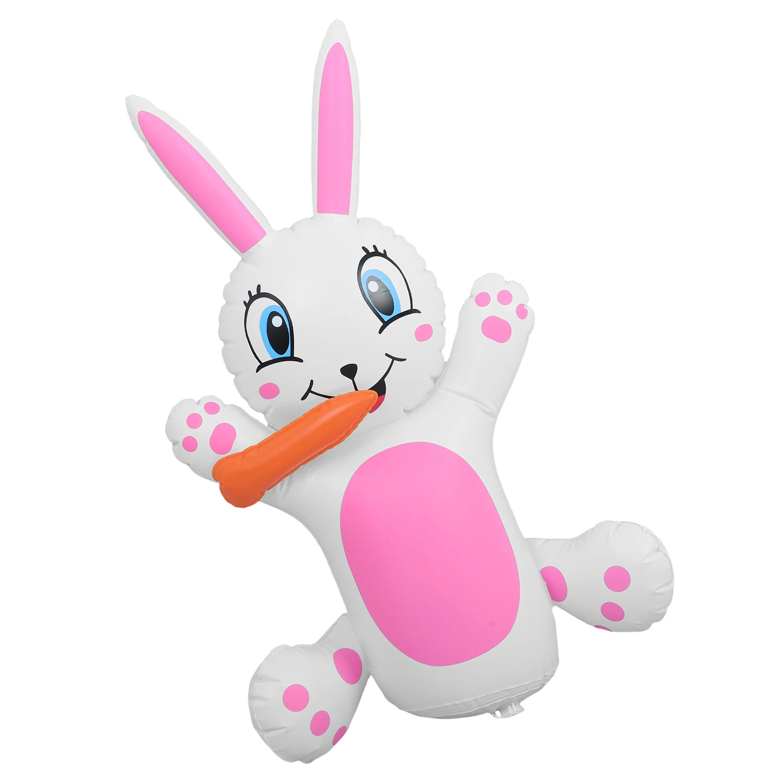 

Giant Inflatable Bunny Decoration Outdoor Yard Garden Party Holiday Portable Blow Up Rabbit Carrot Stand Balloon Ornament Animal