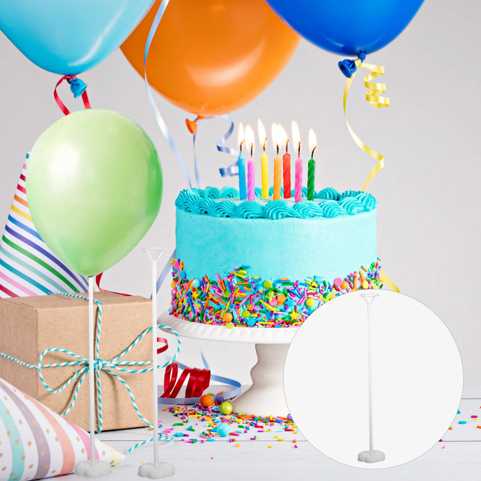 

50pcs Balloon Rod Accessories Plastic Sticks Holder for Birthday Party Decorations Tall Wedding Bridal Shower DIY Balloon Stand