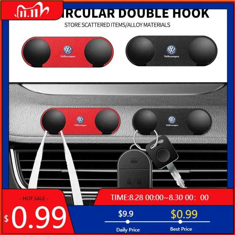

Колпаки ступиц, многофункциональный автомобильный органайзер с двойным крючком для зарядного устройства, кабельный органайзер для Volkswagen VW GTI Golf 7, Polo Tiguan Passat Jetta Acce