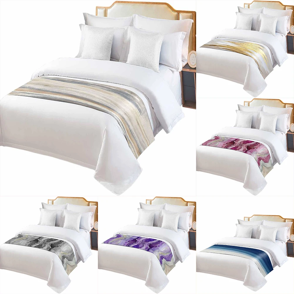 2D Flat-1pc Abstract Artistic Bed flags , ,Used in hotels, home furnishing, bedding accessories.