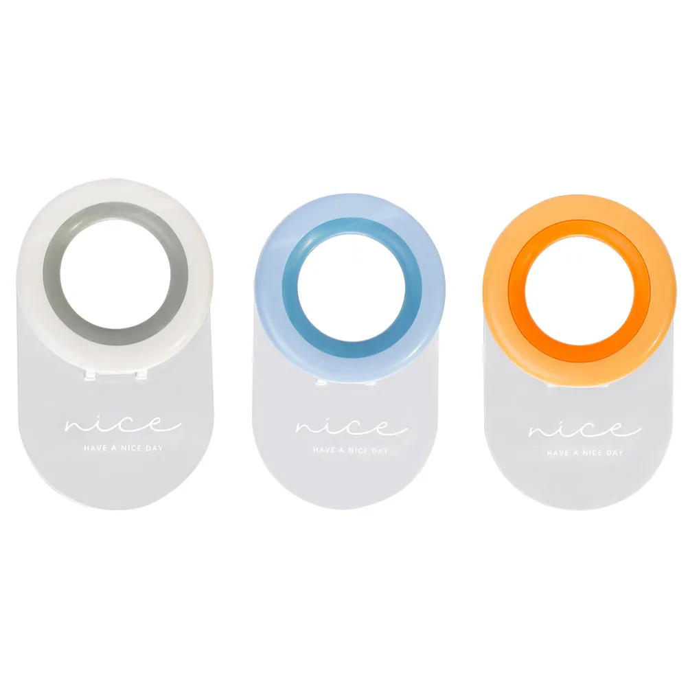 3Pcs Toilet Lid Lifters Sturdy Paste Type Pull Handles for Cabinet Drawer Wardrobe Easy Open Ring-Pulls No Punching Installation