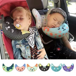 Car Seat Belt Shoulder Guard, Child Seat Pillow, Child Neck Cushion, Moon Shape, Child Head Protection, Sleep on Car