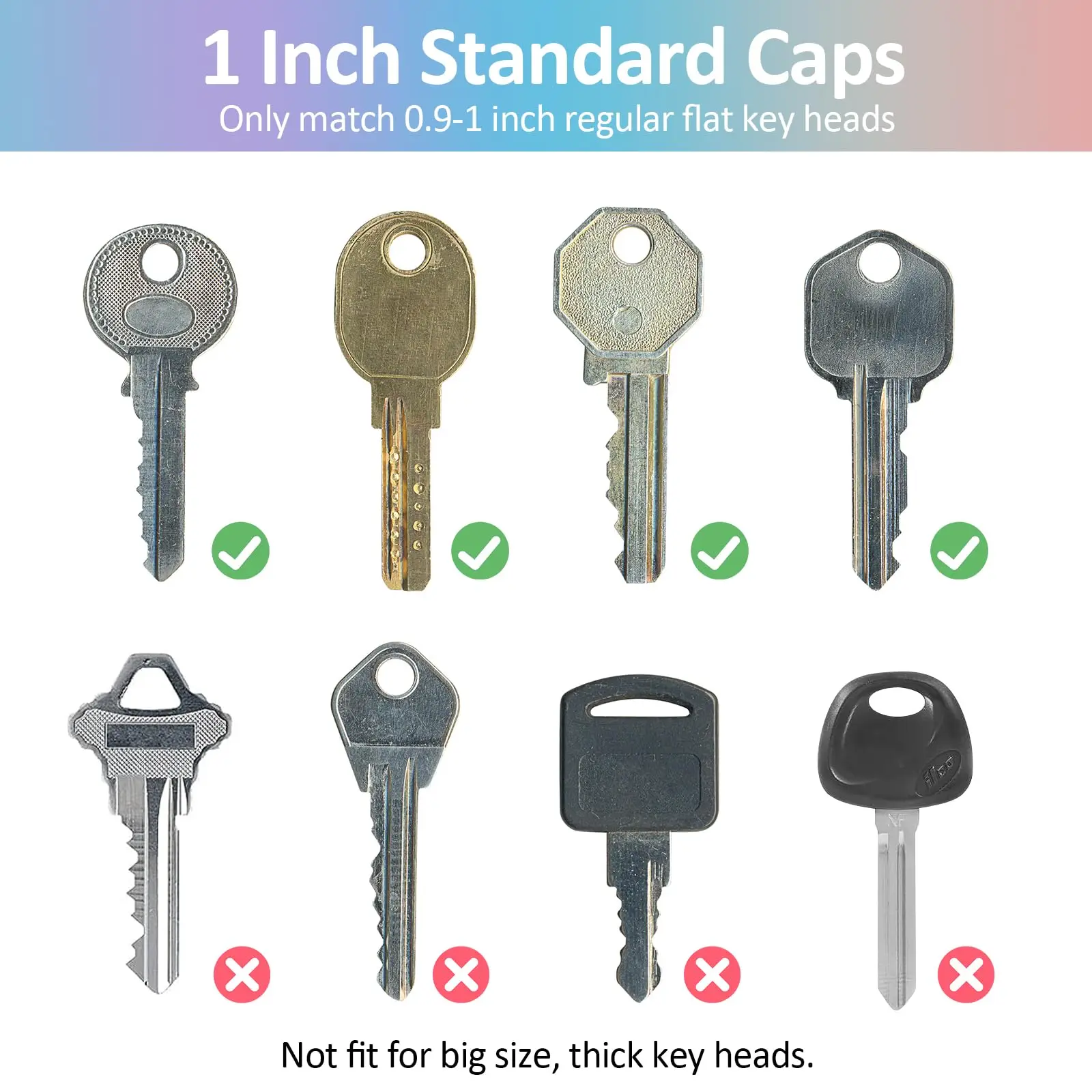 2/5Pcs Colored Key Caps PVC Soft Key Cover Elastic Key Identification Protector Organizer Hollow Silencer Key Topper Accessories