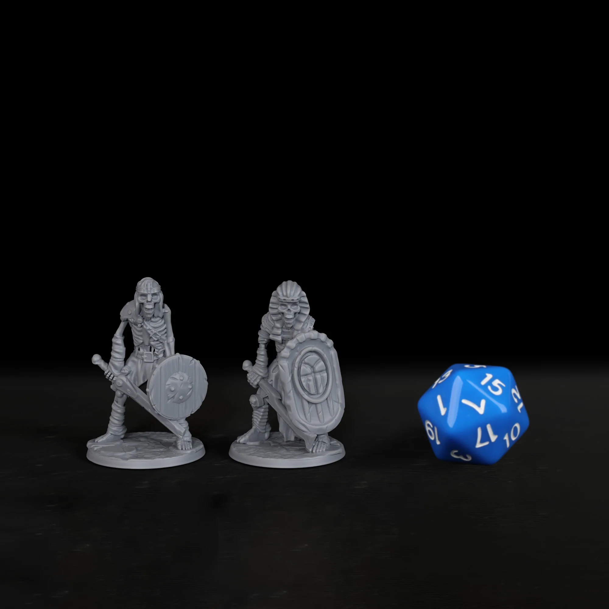 TTRPG Miniatures Skeleton Warrior, Collectible Mini, Versatile NPC Figurines, Collectors' First Choice & Board Game Gifts