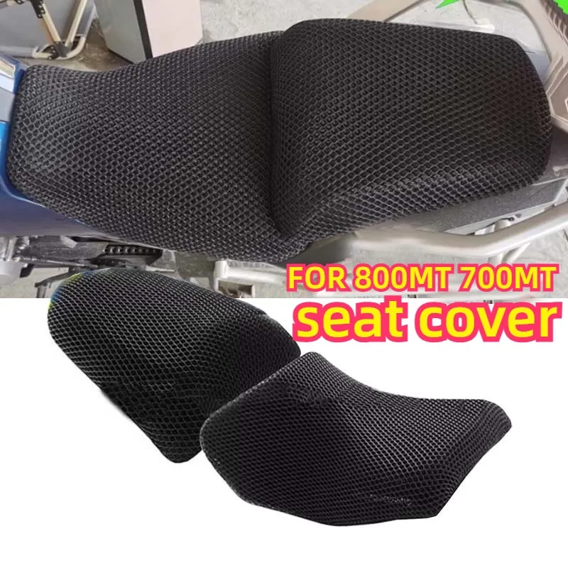 

Motorcycle Honeycomb Seat Cover Cushion Pad Breathable Sunscreen Thickened Seat Protector For 800MT CF700MT