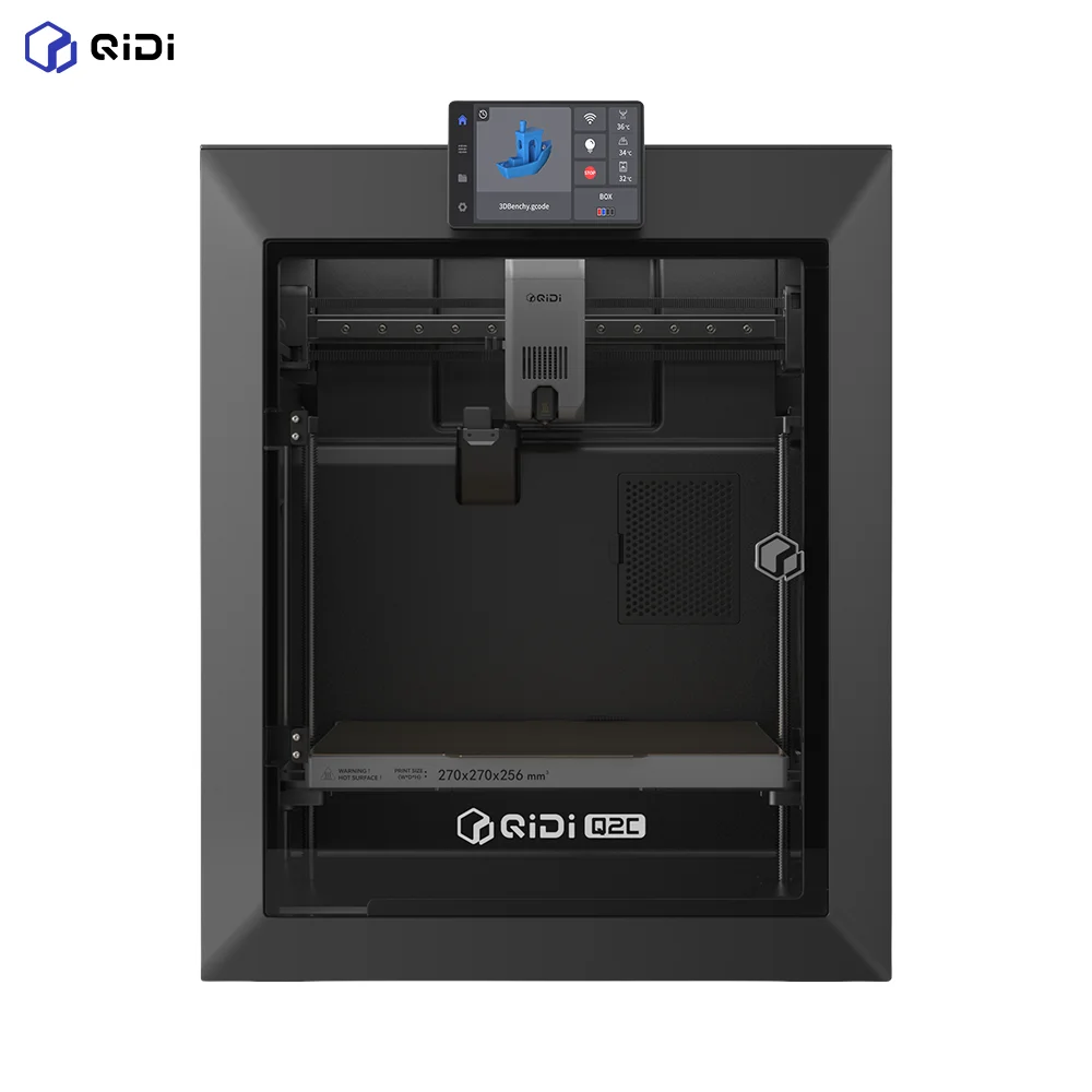 QIDI Q2C 3D Printer 600mm/s High Speed CoreXY 370°C FDM Printer 270×270×256mm + 1KG Free Filament