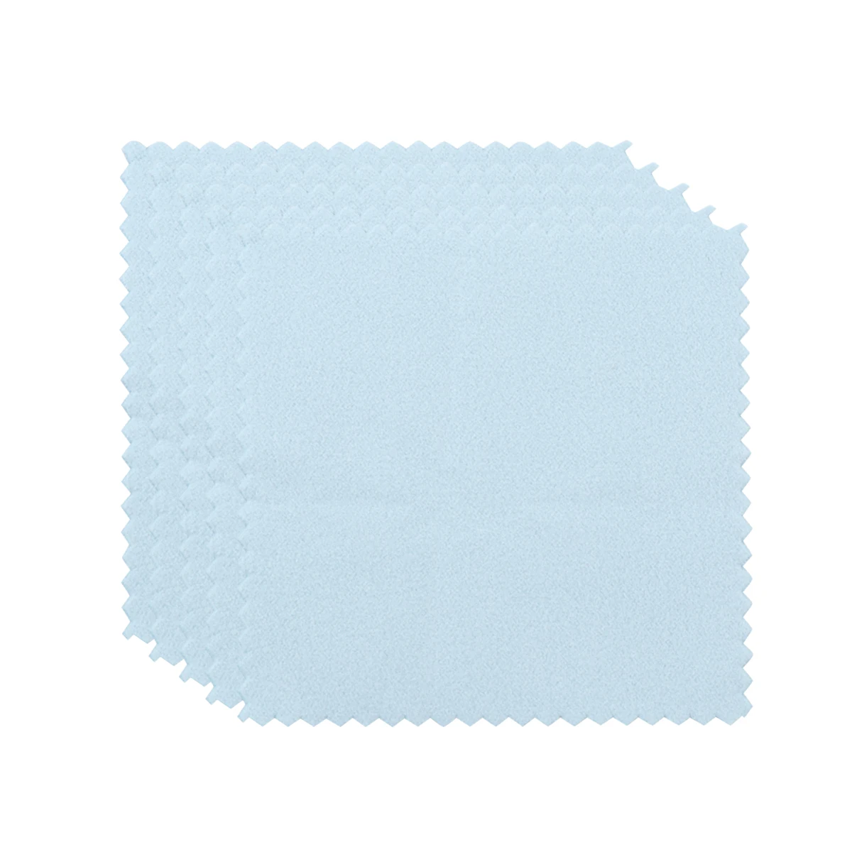 

50 Pcs Jewelry Cleaning Cloth Soft Durable Portable Removes Scratches Tarnish Silver Platinum Polishing Cloth Watches Glass Lens