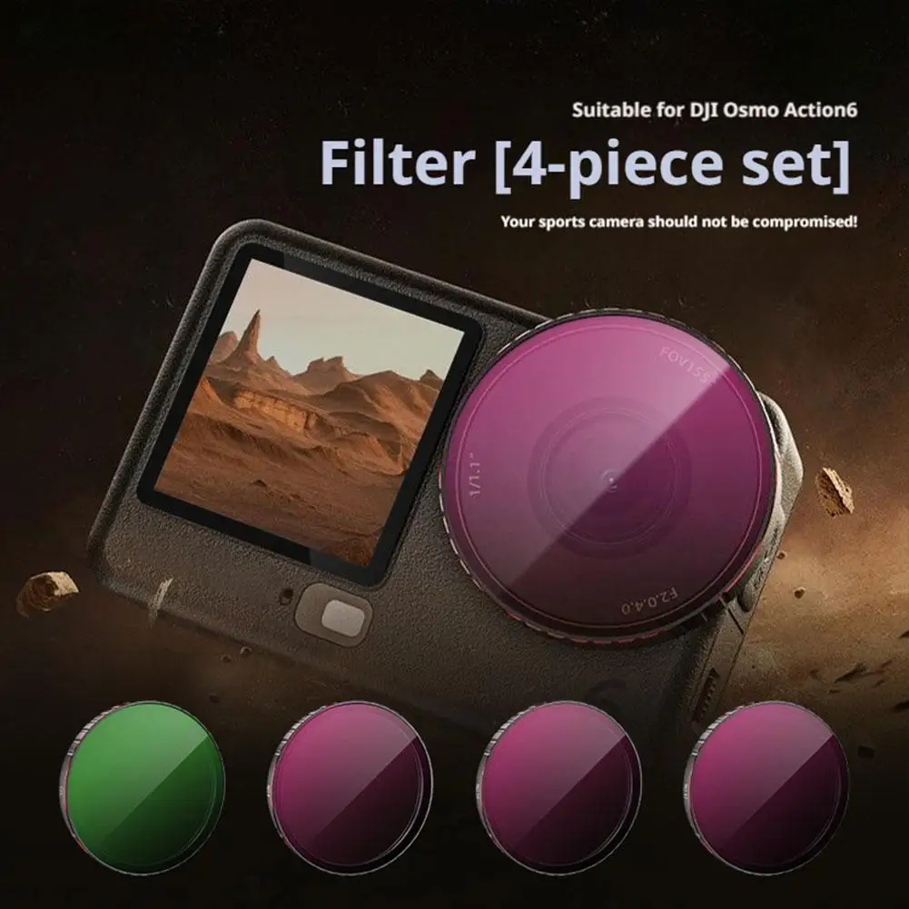 dji-action6-光学ガラスアルミニウム合金防水フィルター-cpl-偏光フィルター-nd-減光フィルター-カメラアクセサリー