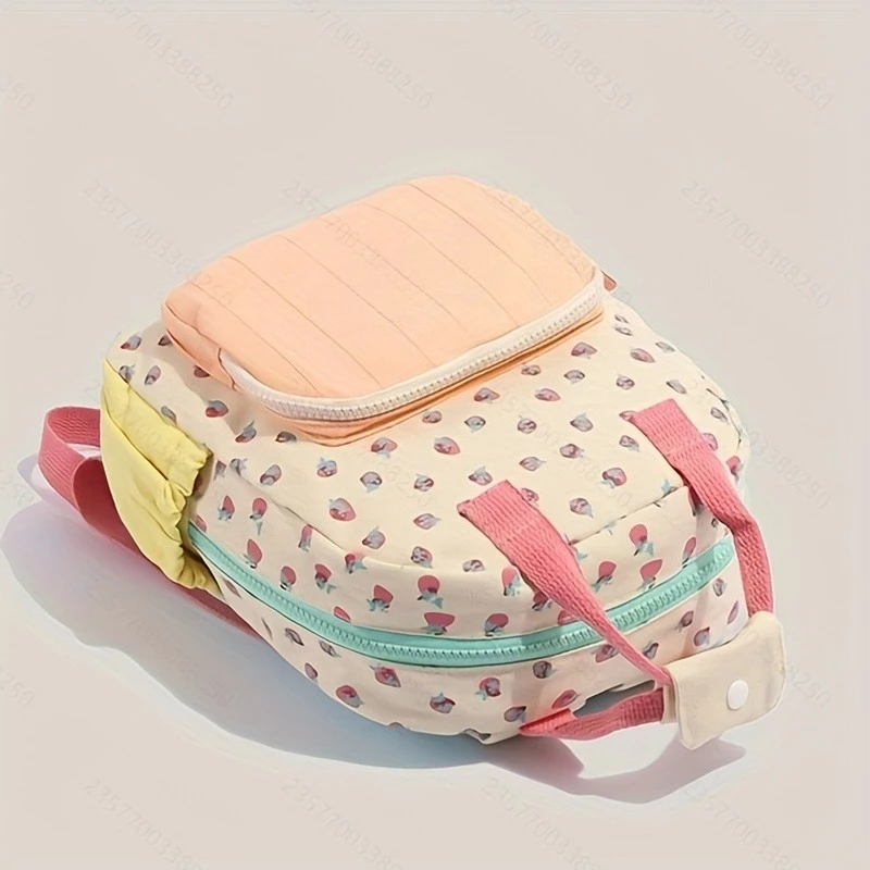 

4 милых рюкзака с контрастной вышивкой — легкие нейлоновые школьные сумки для студентов, подходящие для школы, путешествий, документов. Можно стирать в машине,