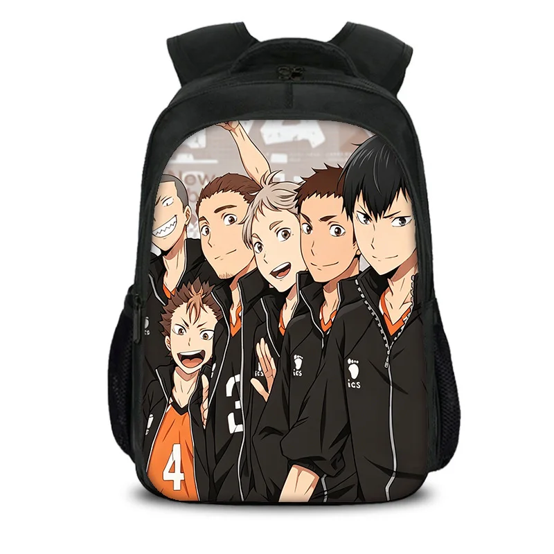 Haikyuu Double layer Backpack Youth Youth 3D Printed New Large Capacity Student Boys and Girls Best Birthday Gift for School