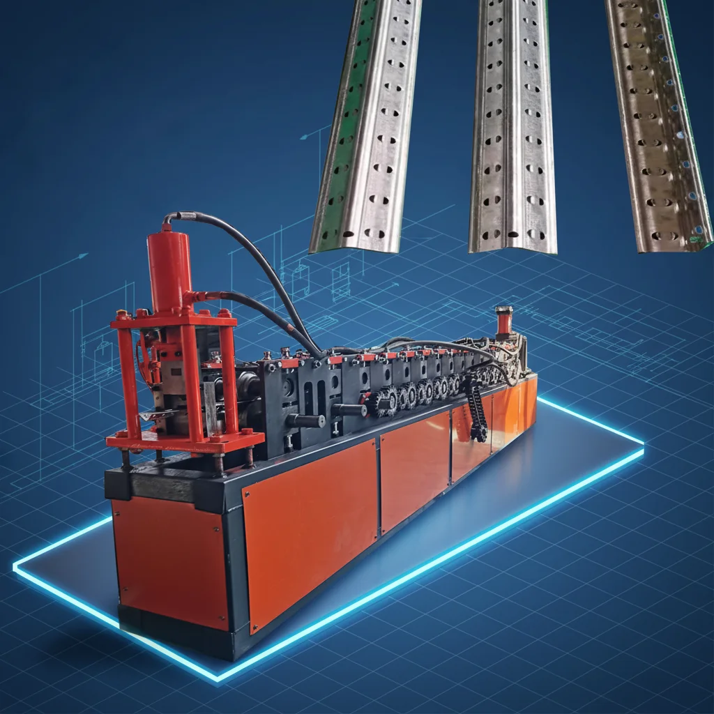 High-Value Cold Roll Forming Machine For Heavy Duty Storage Rack Systems