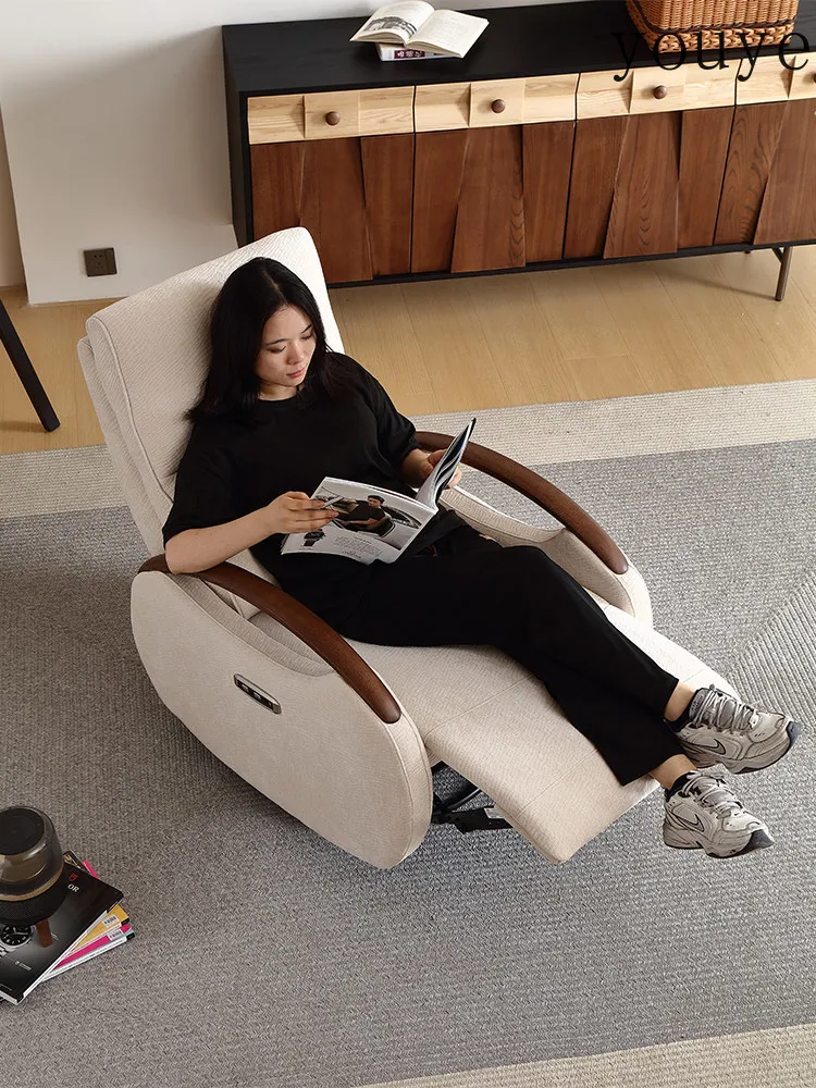 Italian light luxury single sofa chair retro living room rotating designer single chair fabric leisure chair