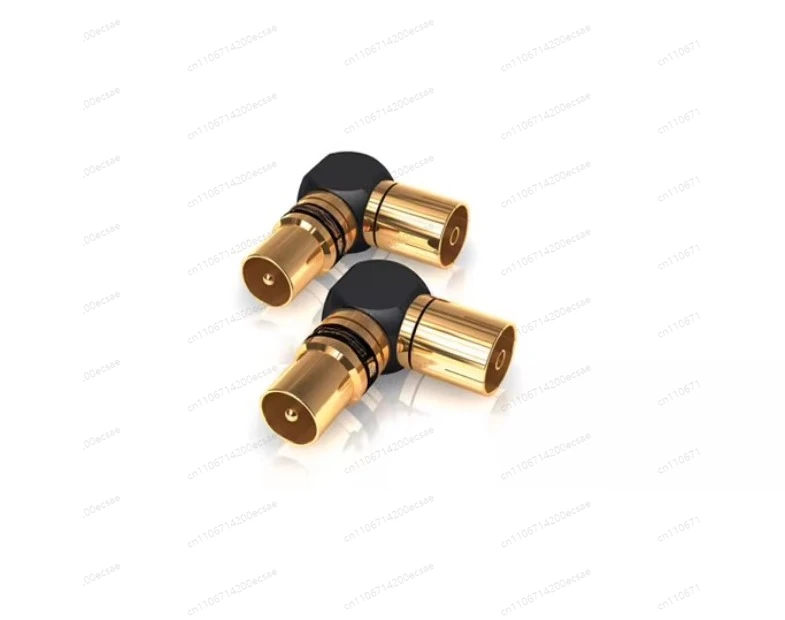 

RCA 1/2 Coaxial 1 in 2 Out Lotus Head Tee Gold Plated