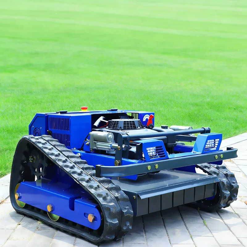 

Customized self-propelled remote-controlled lawn mower with a cutting width of 550mm and a four stroke high horsepower engine