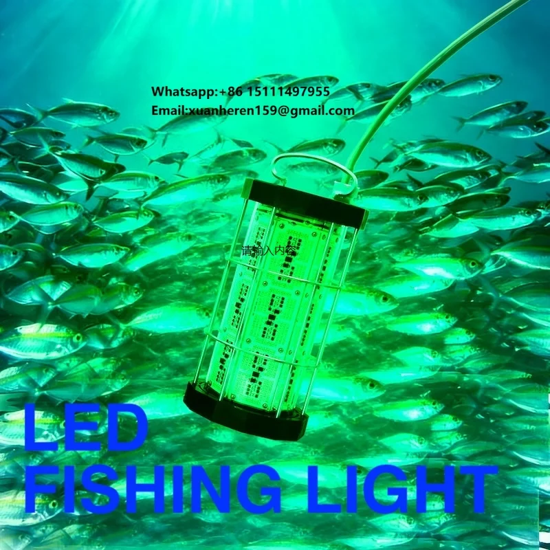

110v/220v 3000w IP68 Waterproof Multi-color Fish Attracting LED Fishing Light for America and Canada
