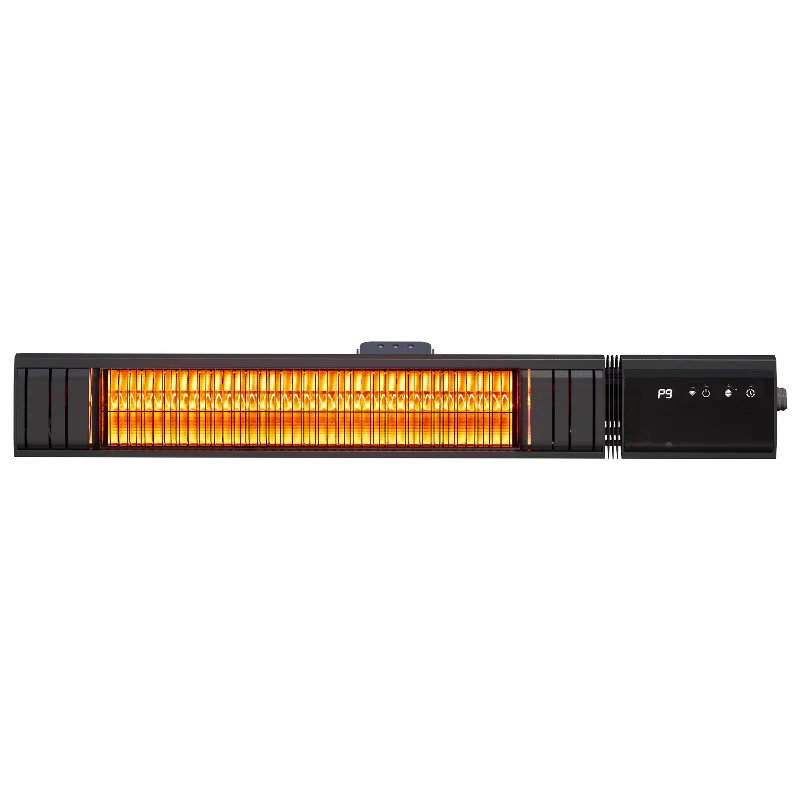 Patio Heater Wall-Mounted Outdoor Electric Infrared Heater with Remote Control