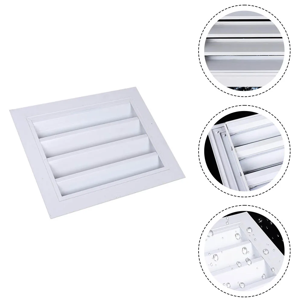 Aluminum Louver Air Vent Grille Ventilation Cover Wall Grilles Duct Cooling Vents Insect Screen Cover Home Exhaust Grille ﻿