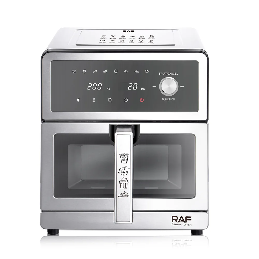 

Аэрофритюрница, система быстрого нагрева, 360-градусные направляющие для циркуляции воздуха, приготовление пищи, умный дом, визуальная электрическая фритюрница без масляного дыма