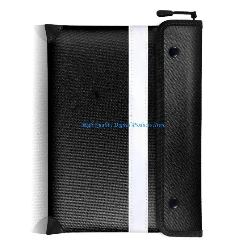 U2JE FireProof กระเป๋าเอกสารจัดเก็บความร้อนจัดเก็บจัดเก็บ 5200 ° F ถุงไฟกันน้ำกันน้ำสำหรับเงินสดปลอดภัยกระเป๋า 13x10in