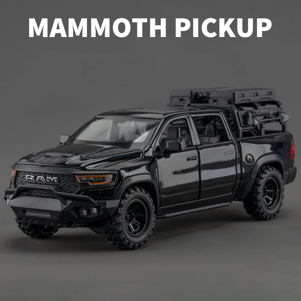 1:32 ダッジ RAM 1000 TRX マンモス Picku 合金車モデル音と光