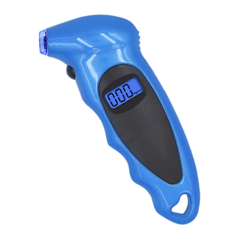 High Precision Digital Tire Pressure Gauge 0-10 Bar Range Backlight Feature Car Tire Air Pressure Tester with Hanging Hole