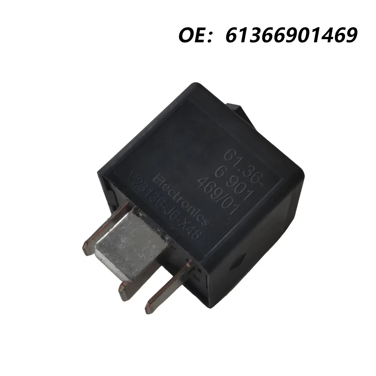 جديد -BMW / MINI MULTI PURPOSE RELAY BLACK 4 PIN 61 36 6 901 469, V23136-J6-X48 Metal Cas Module Relay For BMW E90 #1