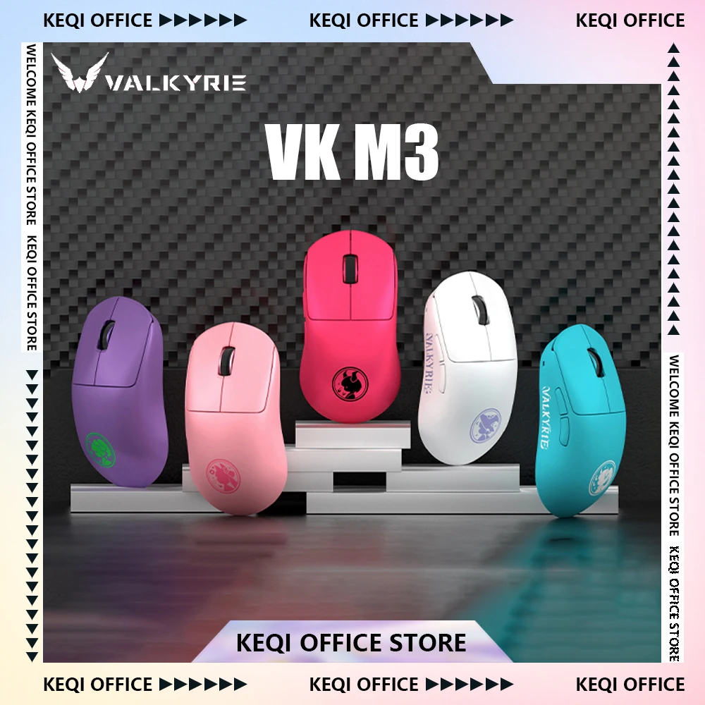 

VALKYRIE VK M3 Lite M3 PRO Gaming Mouse Wireless Bluetooth Three Modes Lightweight Mice Customized E-sports PC Accessory Gifts