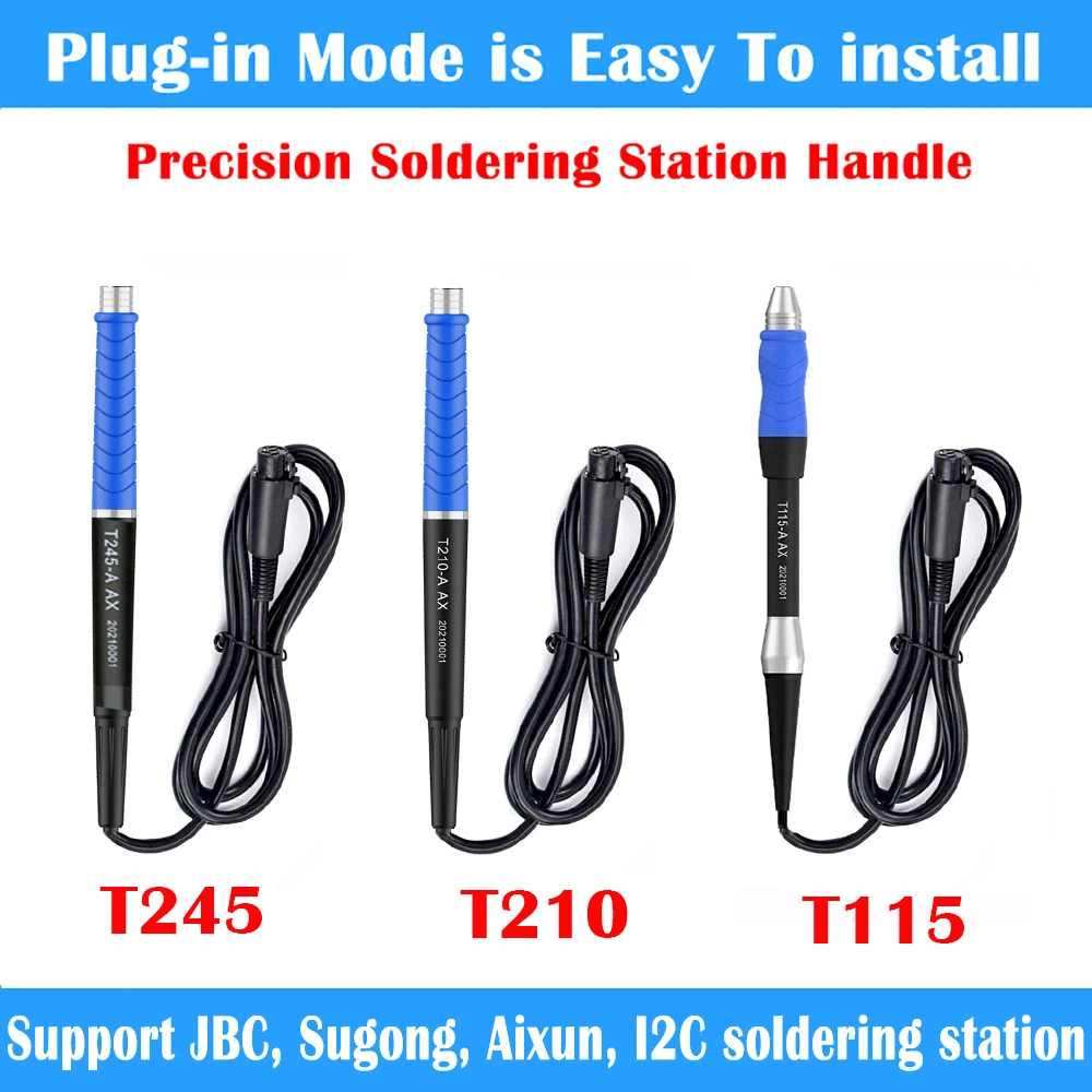 I2C Aixun Đầu Hàn C115 C210 C245 Cho Máy JBC/I2C/Jabe/XSoldering/JCID Aixun T3A t3B Bộ Hàn Mũi Hàn