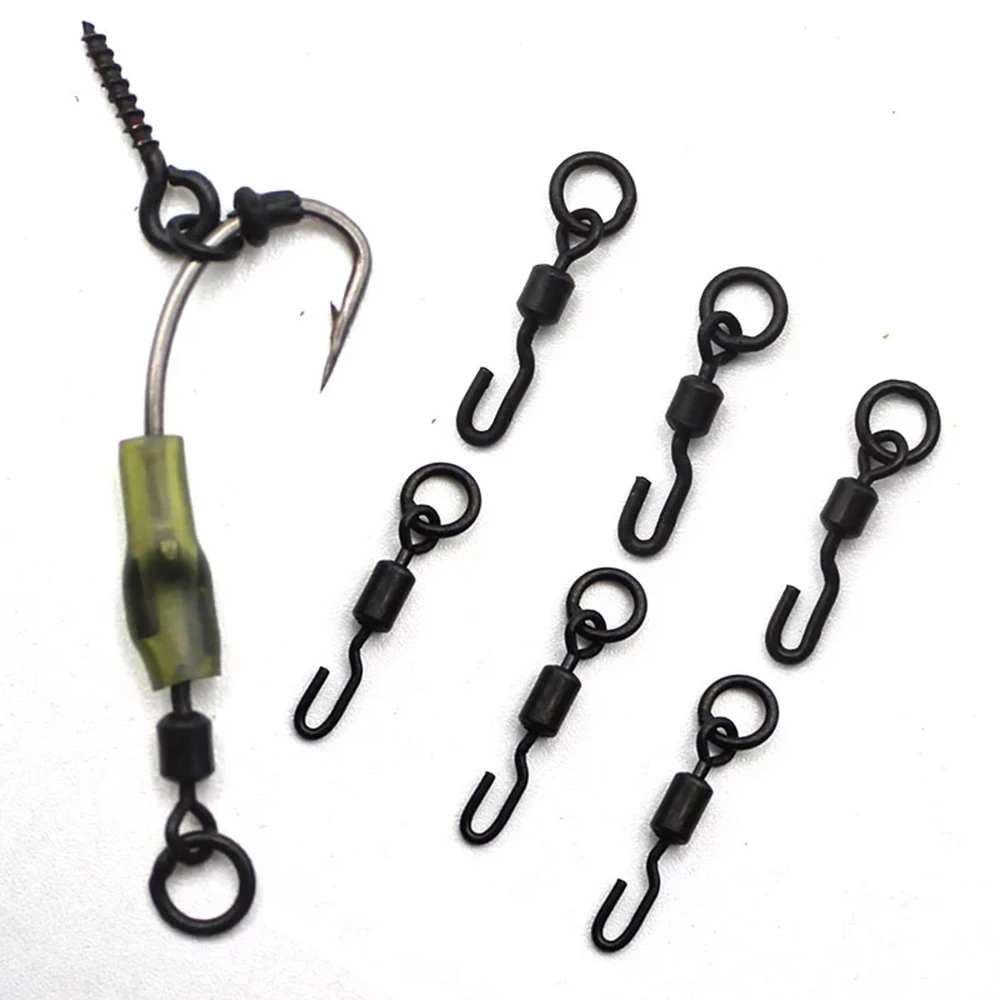 Accessories Fishing Tools for Carp Rig Micro Hook Quick Change Spinner Rigs Spinner Swivels for Ronnie Rig Swivel Tackle