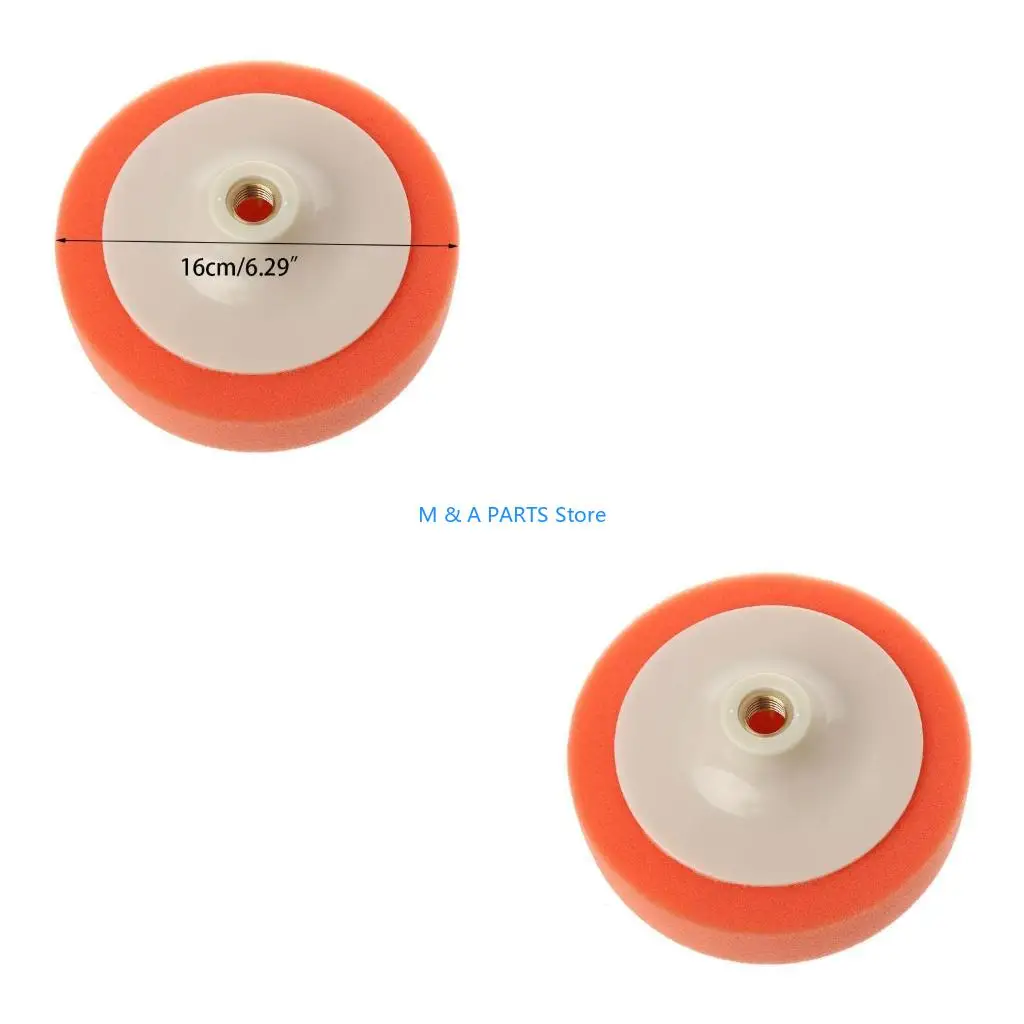 U1JF 6 Inch 15cm Auto Car Polishing Buffing Polishing Pad Sponge Wheel Waxing