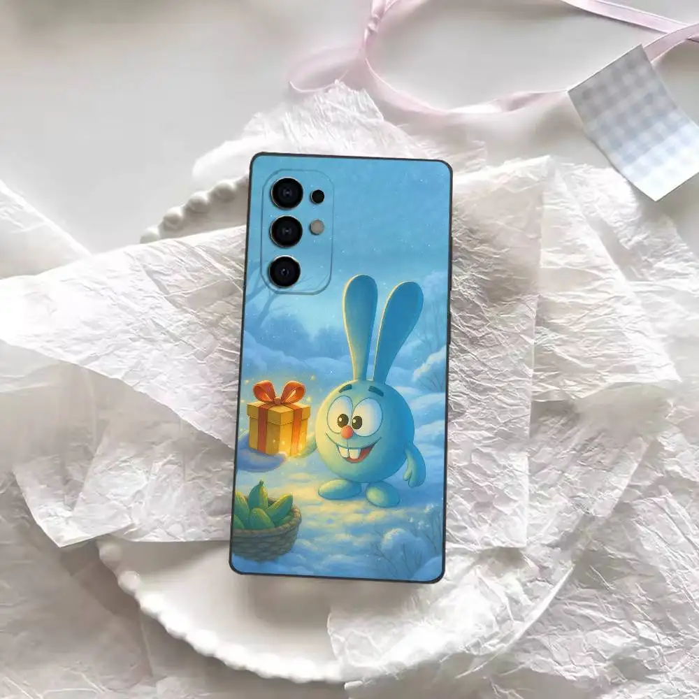 Little Kikoriki guy-Little one Krash Soft Black Phone Case for Samsung S26,25,24,21,22,21,20,10,9,8,7,6Ultra,Plus,Fe, Lite
