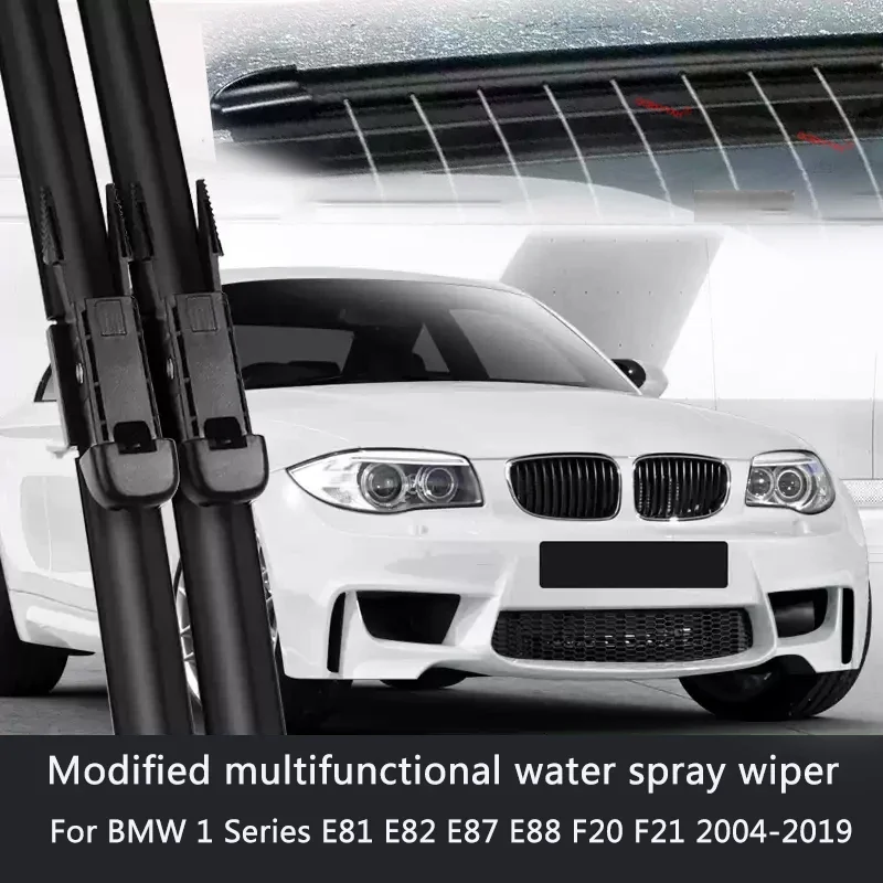 Car Modify Windshield Water Spray Wiper Auto Wet Arm Wiper Clean Accessory For BMW 1 Series E81 E82 E87 E88 F20 F21 2004-2019