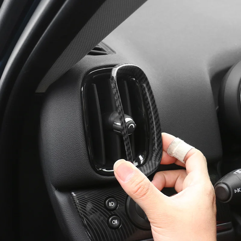 Car Air Outlet  Shell for Bmw Mini F60 Countryman 4pcs Front Air Conditioner Decorative Frame ABS Plastic Sticker Car Styling view 3