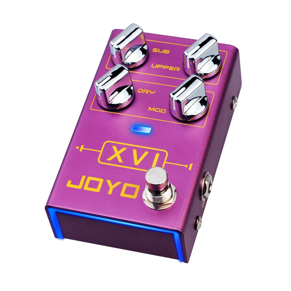 JOYO R-13 XVI Octave Pedal with Modulation Effects and Independent Octave Adjustment Knobs Support 2 Octaves Down