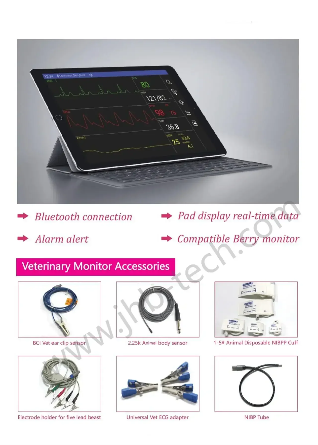 

perfect 2026VET MONITOR Pet Clinic Veterinary Equipment Animals Monitor Small Weight Material Warranty