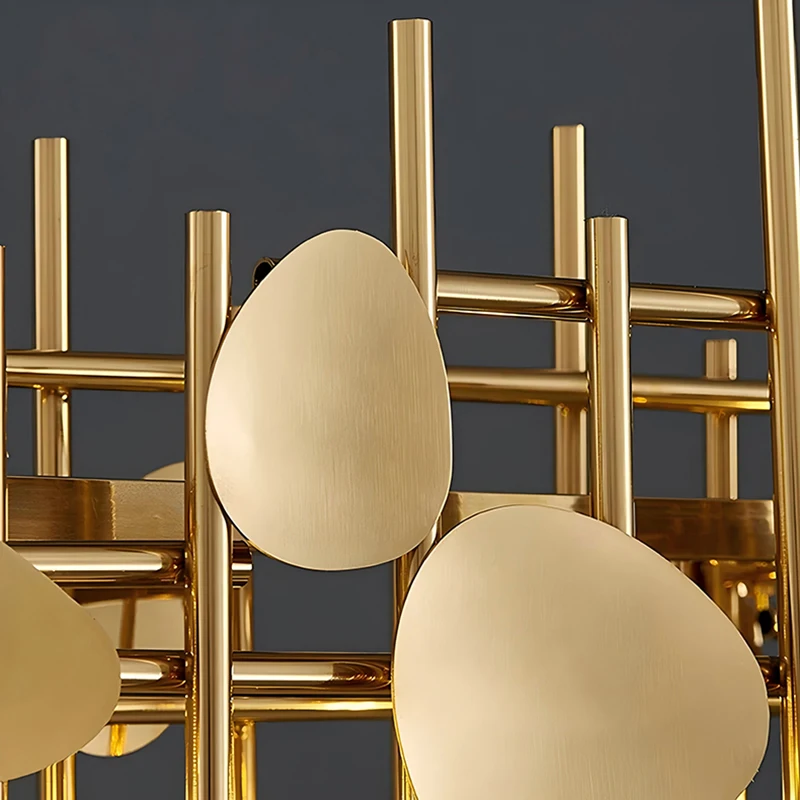 ديكور المنزل الثريا غرفة الطعام قلادة أضواء إضاءة داخلية تركيب المصابيح مصابيح السقف صالون الإضاءة الداخلية الفاخرة #6