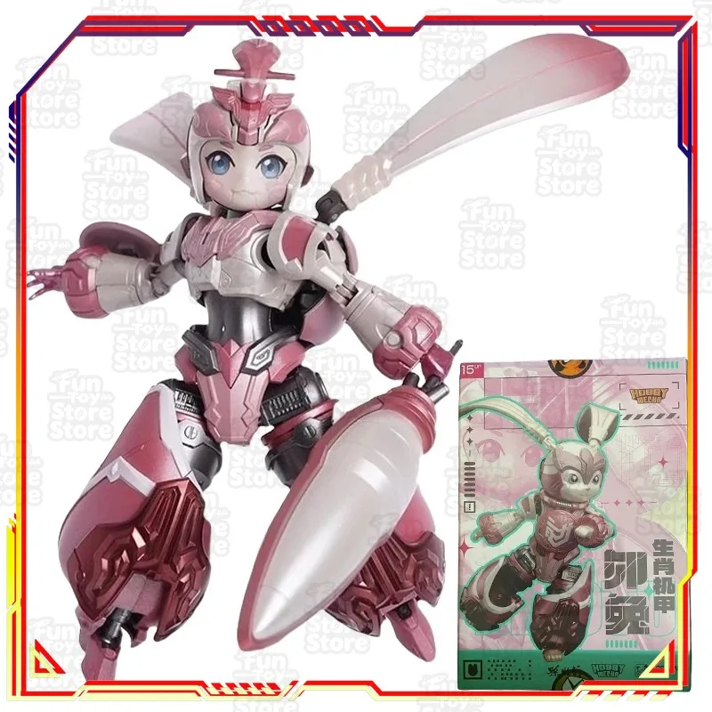 

Hobbymecha Moshowtoys Zodiac Mecha Rabbit Action Figure Maotu Designer Plastic Model Kit Collectible Toy for Adults