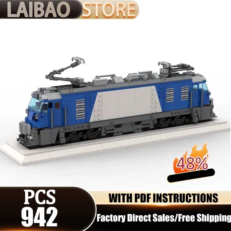 

Railway Train Model Model Moc Building Bricks HX locomotive Model Technology Modular Blocks Gifts Christmas Toys DIY Assembly
