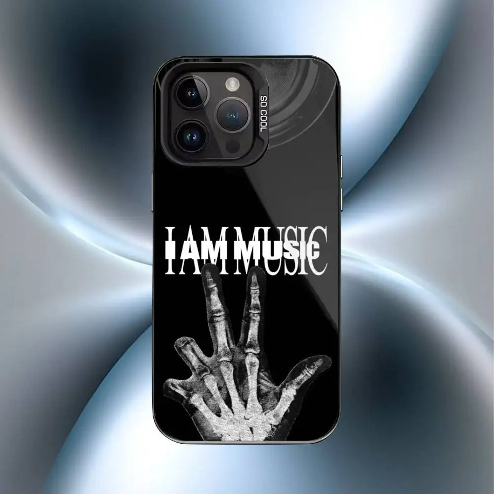 I AM MUSIC Playboi C-Carti Phone Case For iPhone17,16,15,14,13,12,11 Plus,Pro Max Black Candy Matte Shockproof Cover