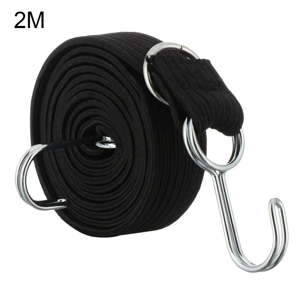 2 متر دراجة نارية المقعد الخلفي صندوق قطاع حبل مرن دراجة نارية خوذة حبل ثابت مرونة إصلاح حبل دراجة كهربائية السلع حزام الأمتعة #3