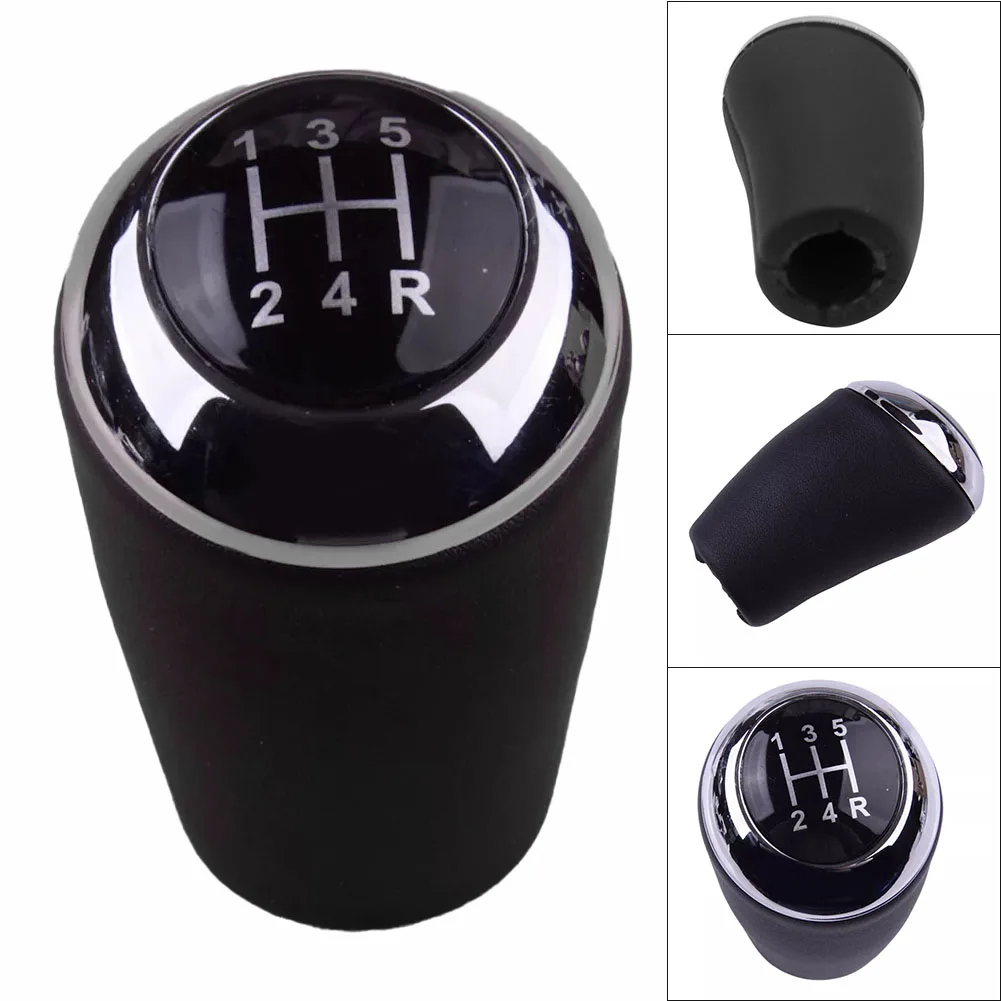 For Mazda 2 For Mazda 2007-2014 5-Speed Gear Knob 5-Speed Shift Knob Color Black Easy Installation High Universality