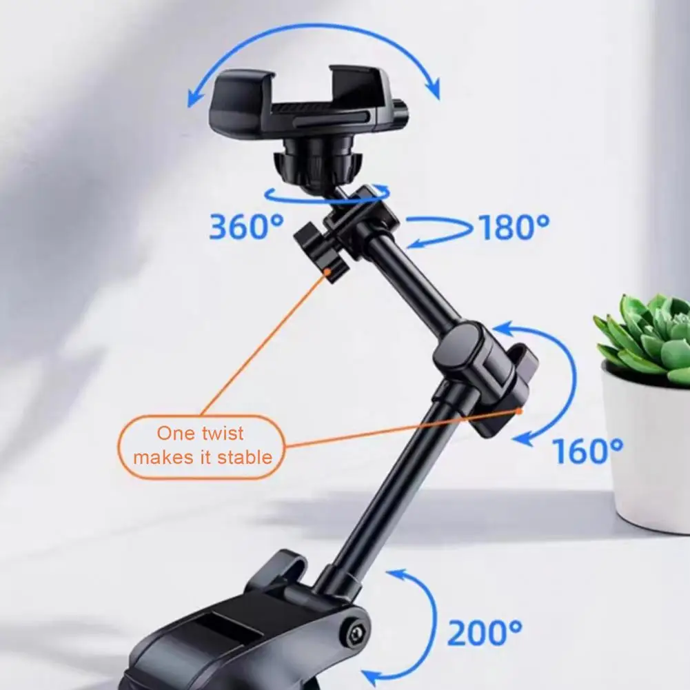 Adjustable Magnetic Phone Mount 360-degree Adjustable Magnetic Phone Holder for Car with Vacuum Suction Cup Mount for Windshield