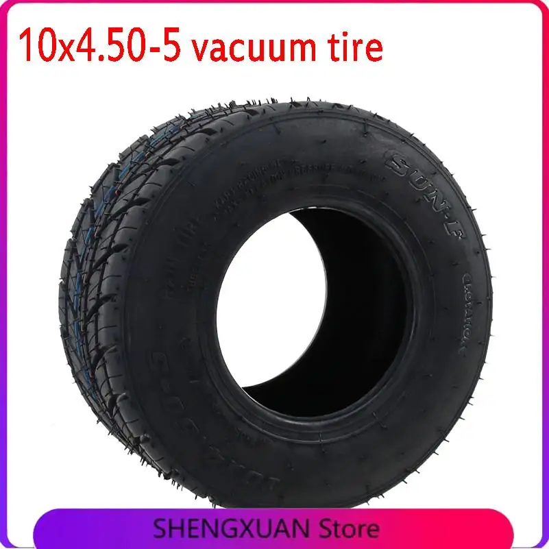 Suitable for kart tire drift kart accessories explosion-proof 10x4.50-5 inch rain tires, vacuum tires without inner tubes